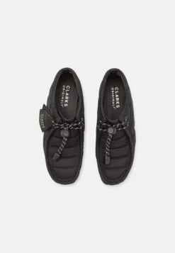 Clarks Originals Wallabee- Korte Laarzen - Black Quilted -Clarks 9d608d036ab24fd7b8d9025fa96c9619