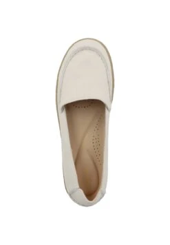 Clarks Barleigh - Instappers - Off White Leather -Clarks a3233e1b90c84321be45e07b4fce8bed