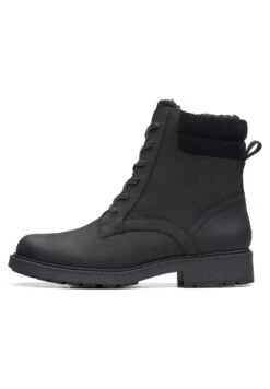Clarks Orinoco Spice - Snowboots- Black Wlined Lea