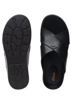 Clarks Sunder Wave - G - Muiltjes - Black -Clarks a722d387f61641fc8002676866cc6a14