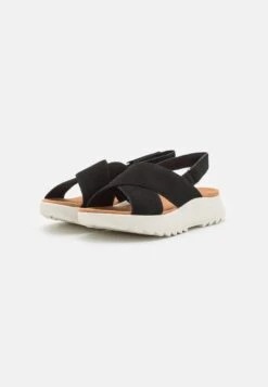 Clarks Dashlite Wish - Sandalen Met Plateauzool - Black -Clarks a72fa8a7853643f7b36ae3d2bc431de1