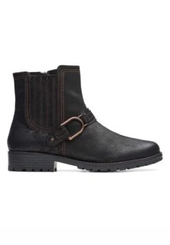 Clarks Aspra Buckle- Korte Laarzen - Black Sde -Clarks a73c3a486d3f4e6dac89cd69092153ca