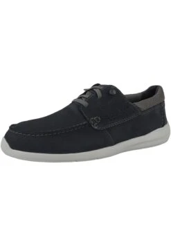 Clarks Sneakers Laag - Navy Nubuck -Clarks ace5d5d47bea494d8222ab19bf8dd6ec
