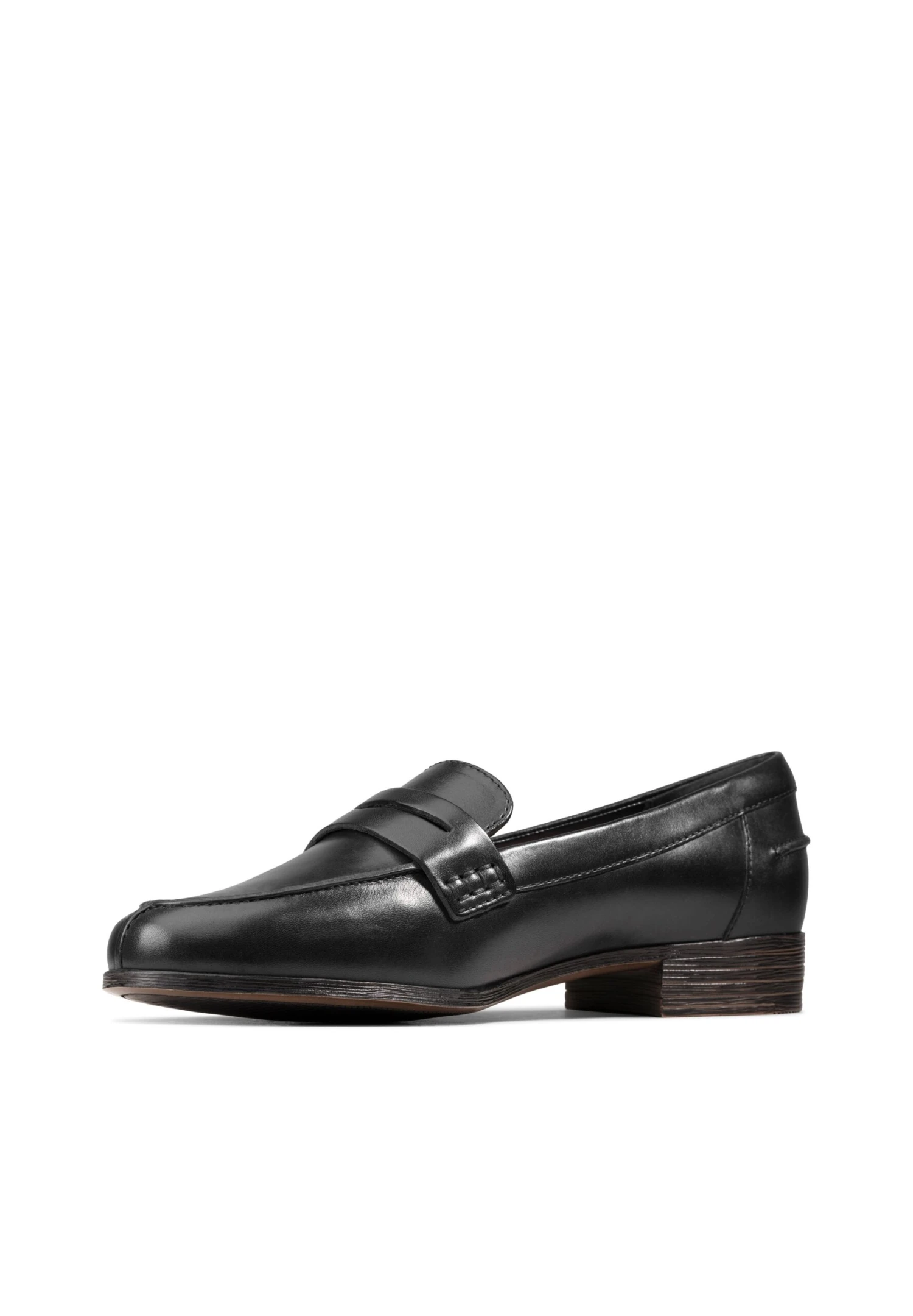 Clarks Instappers - Black Leather 5 Clarks Instappers - Black Leather - Afbeelding 3