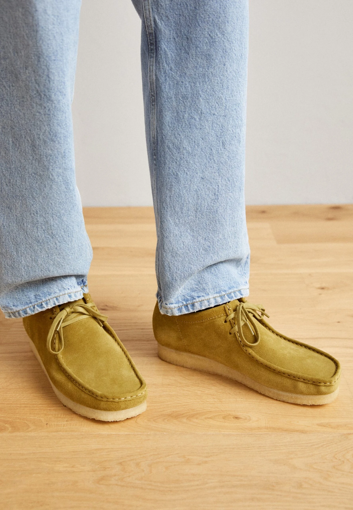 Clarks Originals Wallabee - Sportieve Veterschoenen - Mid Green 4 Clarks Originals Wallabee - Sportieve Veterschoenen - Mid Green - Afbeelding 2
