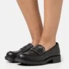 Clarks Orinoco Penny - Instappers - Black Leather -Clarks ae9d96956ec54ca2ab9aebed43bec0d4