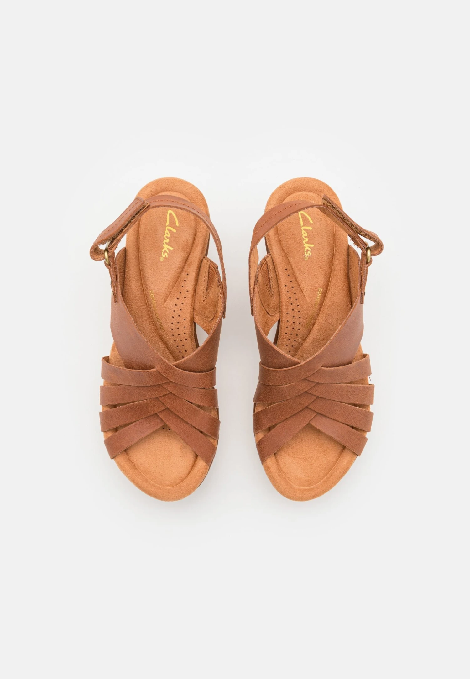 Clarks Elleri Grace - Sandalen Met Plateauzool - Tan 8 Clarks Elleri Grace - Sandalen Met Plateauzool - Tan - Afbeelding 6