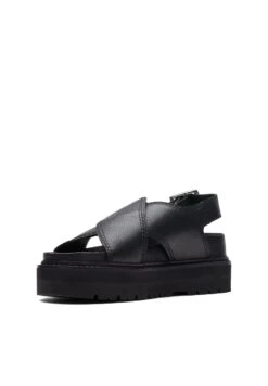 Clarks Orianna Roam - D - Sandalen Met Plateauzool - Black -Clarks af668c5583f6487692eab93e56dd013b