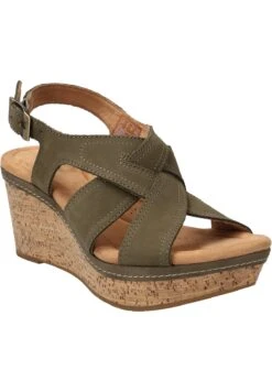 Clarks Originals Elleri Rae - Sandalen Met Plateauzool - Grün -Clarks b11ab8bce3084dfc8a3889c766ac2372
