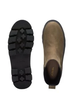 Clarks Orianna2 Top - D - Korte Laarzen - Dark Olive Nub -Clarks b4dc513142e54d8bb6e6193b9bf9e339