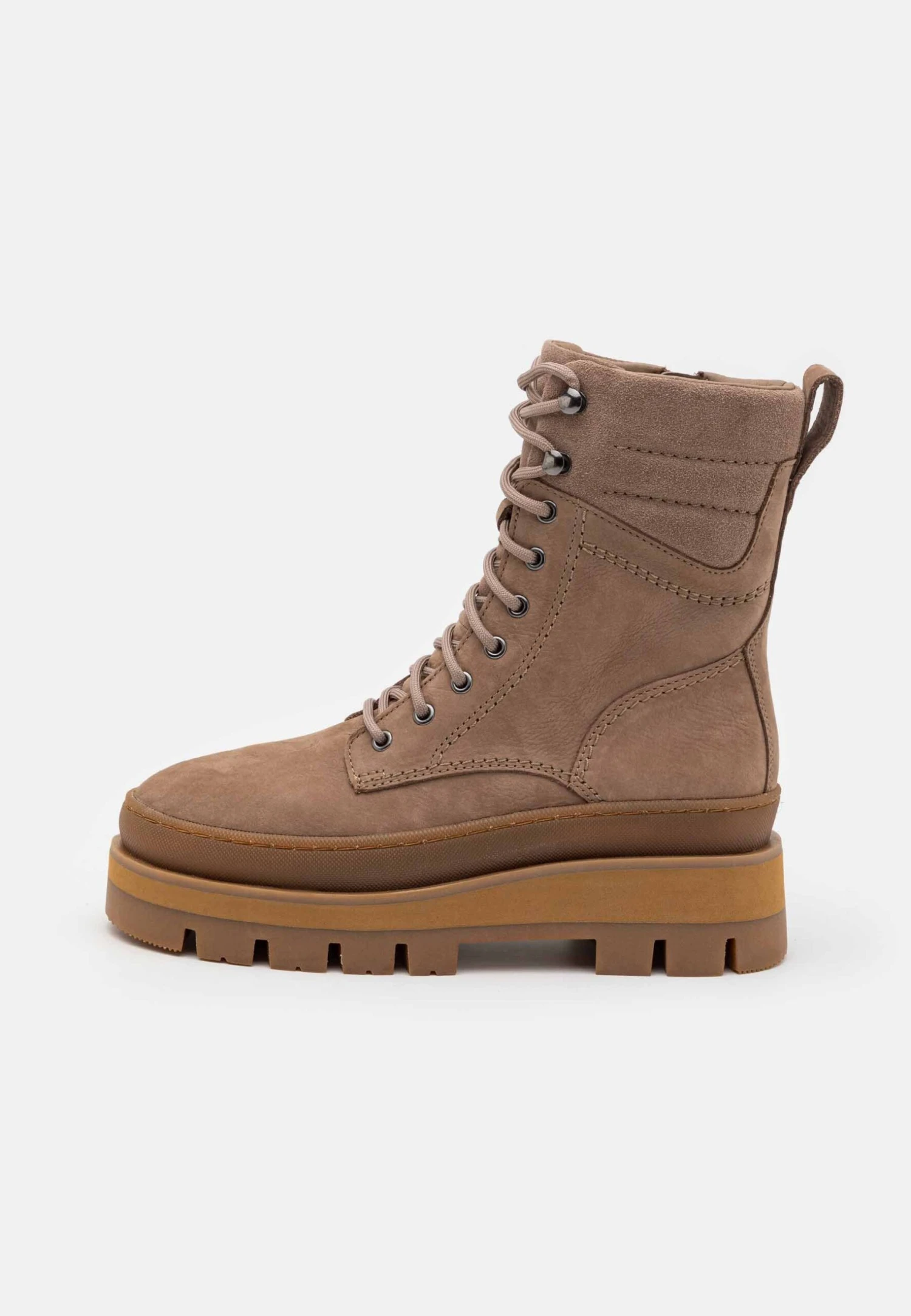 Clarks Orianna Hike - Enkellaarsjes Met Plateauzool - Pebble 3 Clarks Orianna Hike - Enkellaarsjes Met Plateauzool - Pebble