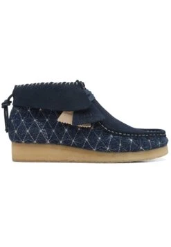 Clarks WallabeeD - Korte Laarzen - Dark Blue -Clarks be68d9f5c6c0429f98354134699b7637