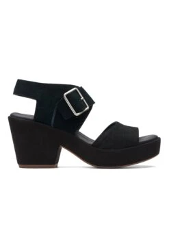 Clarks Kimmeihi StrapD - Sandalen Met Plateauzool - Black -Clarks c064c77efb60469bb8e05380fce68a5a