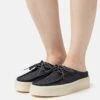 Clarks Originals Wallabeecup Low - Instappers - Black -Clarks c702fc6724fb469482969b5f5cf5f7a7