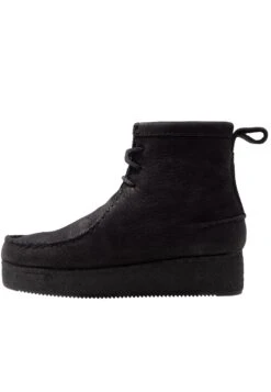 Clarks Originals Wallabee Craft - Enkellaarsjes Met Plateauzool - Black -Clarks c9c5a6d5efb44ed59e16e1da24c918df