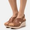 Clarks Elleri Grace - Sandalen Met Plateauzool - Tan -Clarks cfa6cf3a9fed45f2a71d326bb97b2126