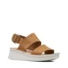 Clarks Velhill Strap - Sandalen Met Sleehak - White