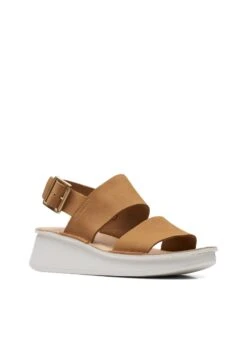Clarks Velhill Strap - Sandalen Met Sleehak - White