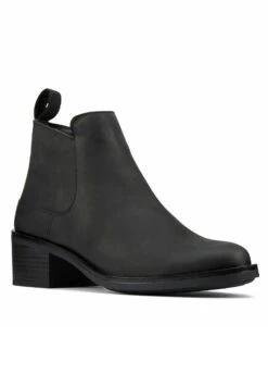 Clarks Memi Zip - Korte Laarzen - Black -Clarks d20d507a8afc4f34a8e286bc66945f8b