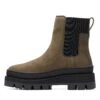 Clarks Orianna2 Top - D - Korte Laarzen - Dark Olive Nub