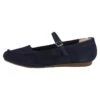 Clarks Freckle Bar Damen- Ballerina'S Met Enkelbandjes - Navy Suede