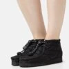 Clarks Originals Wallabee- Korte Laarzen - Black Quilted -Clarks d7b4a5f1dba945e595c10611d62624f7