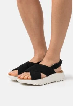 Clarks Dashlite Wish - Sandalen Met Plateauzool - Black