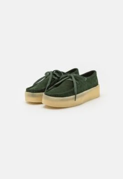 Clarks Originals Wallabee Cup - Sportieve Veterschoenen - Dark Green -Clarks d9daa24a36db4459bdd4d7722c71c3e2