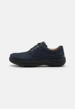 Clarks Nature Three - Sportieve Veterschoenen - Navy