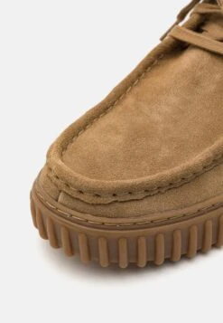 Clarks Torhill - Sportieve Veterschoenen - Dark Sand -Clarks de5c5138a10b4ce38e56c911a90a6a71