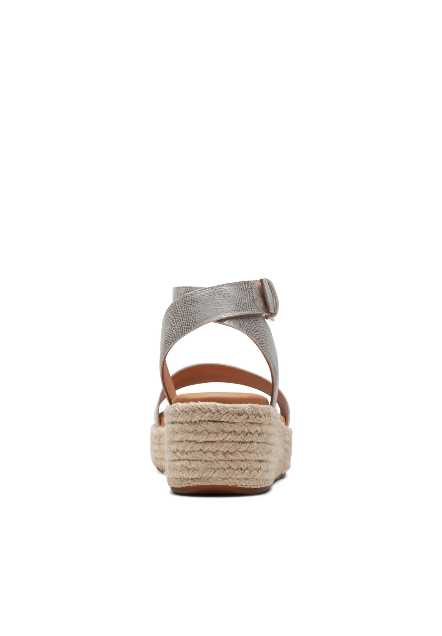 Clarks Kimmei Ivy - D - Sandalen Met Sleehak - Silvercoloured 6 Clarks Kimmei Ivy - D - Sandalen Met Sleehak - Silvercoloured - Afbeelding 4