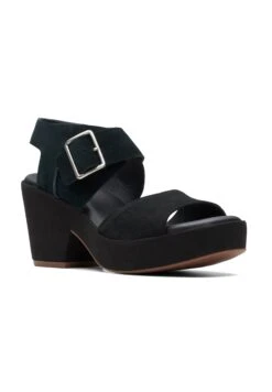Clarks Kimmeihi StrapD - Sandalen Met Plateauzool - Black -Clarks df901a9c72644b10bc28f65c8d8176e5