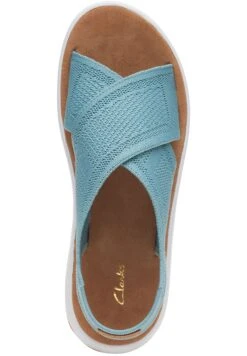Clarks Jemsa Dash - Sandalen - Turquoise Knit -Clarks e1a55fddba66467fb3e4a8608f411b71