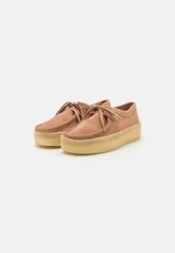 Clarks Originals Wallabee Cup - Sportieve Veterschoenen - Warm Beige -Clarks e574d1d736ab4cf2ba0c3b353cbbb461