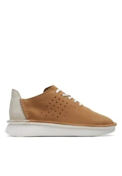 Clarks Velhill Etch - D - Sneakers Laag - Brown -Clarks e94e76a7c9b6406cabc4bc5f0b2096bd