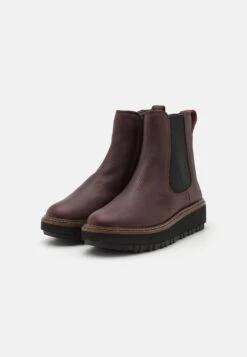Clarks Oriannaw Up - Enkellaarsjes Met Plateauzool - Burgundy -Clarks ea0f3828e9e9447cb9f016d54a83f0a8