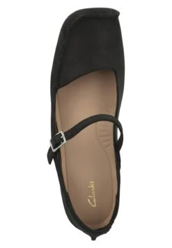 Clarks Freckle Bar Damen - Ballerina'S Met Enkelbandjes - Black Nubuck -Clarks ead5fc4db64641f8b4f9a030f72ec14f