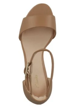 Clarks Deva Mae - Sandalen - Camel Leather -Clarks ec57a372a0d94af48017e7994283c864