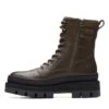 Clarks Orianna2 Hike - D - Enkellaarsjes Met Plateauzool - Dark Olive Lea -Clarks ecaf44da34874628bcbb18b2aa93961f