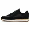 Clarks Run Lace - Sneakers Laag - Black Combi Suede