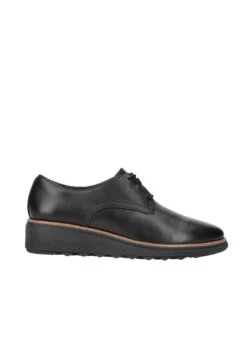 Clarks Sharon Rae- Sportieve Veterschoenen - Black Leather 9 Clarks Sharon Rae- Sportieve Veterschoenen - Black Leather -Clarks ee2686ae10754dc796d5a22917869faa