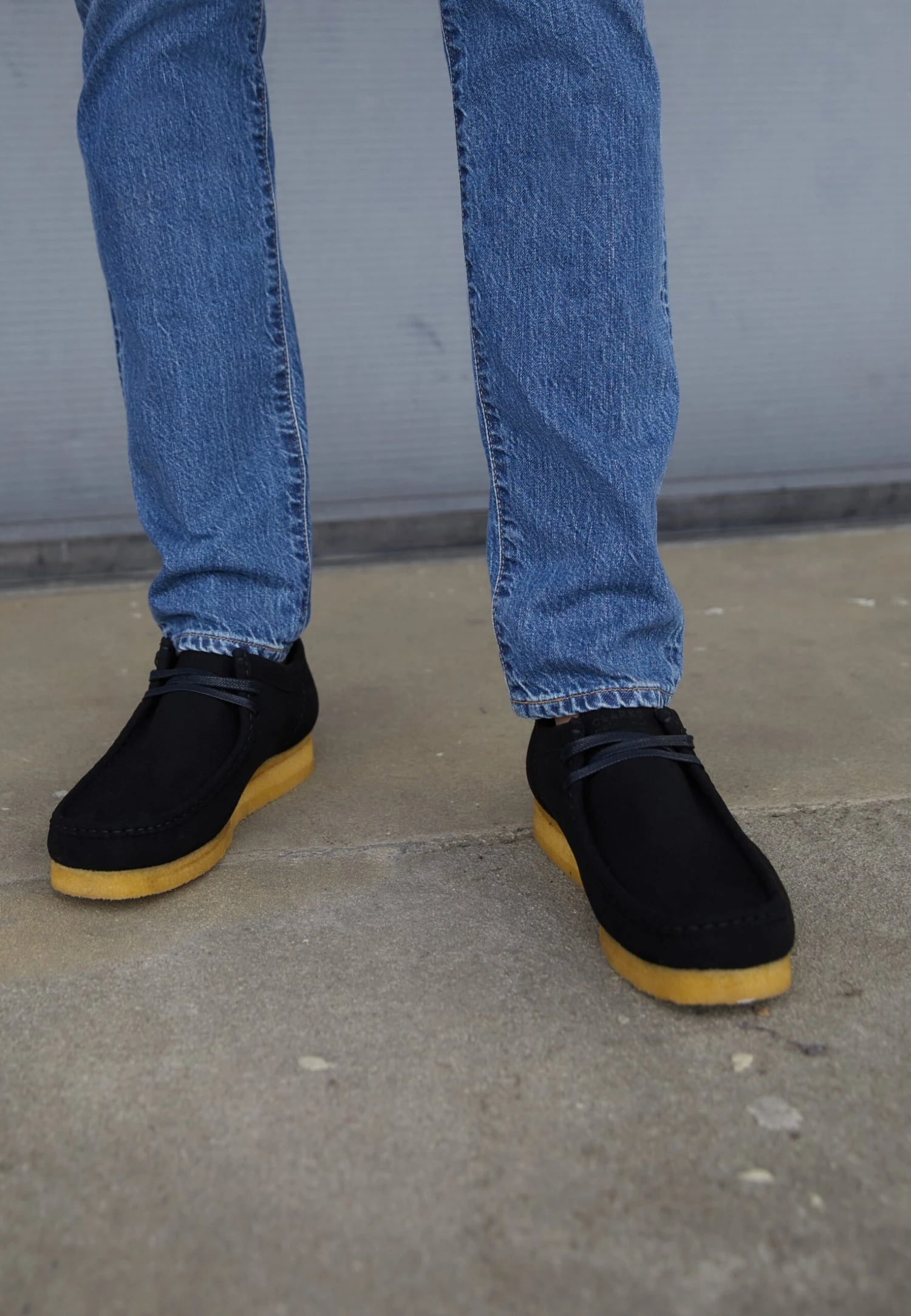 Clarks Originals Wallabee - Sportieve Veterschoenen - Black Vegan 4 Clarks Originals Wallabee - Sportieve Veterschoenen - Black Vegan - Afbeelding 2
