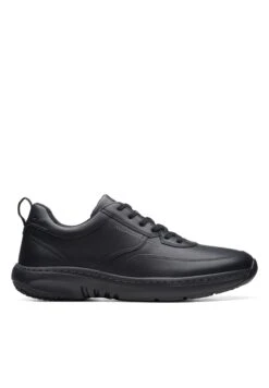 Clarks Pro Lace - H - Sneakers Laag - Black Leather -Clarks f752ad7902dc496babd23380b019a36d