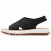 Clarks Sandalen Met Plateauzool - Jemsa Dash Black Knit -Clarks f7c4d44d6e77471a8b76c81e27f9f802