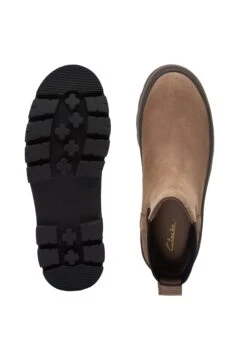 Clarks Orianna2 Top - D - Korte Laarzen - Pebble Nubuck -Clarks f80fdc114adf4717a28f18ea08084101