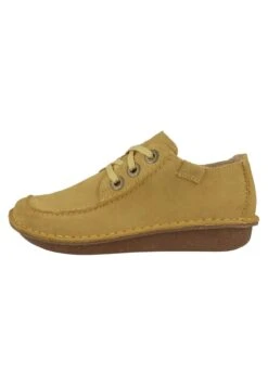 Clarks Funny Dream - Sportieve Veterschoenen - Yellow Suede