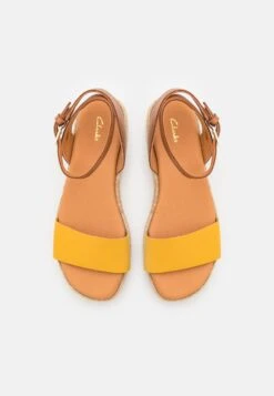 Clarks Kimmei Ivy - Sandalen Met Plateauzool - Dark Tan Combi -Clarks feb1d44f942e47249c6a9444c65066e9